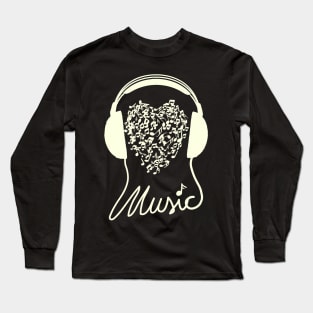 i love to Listen to Music and Gift for Musician and Music Lover Long Sleeve T-Shirt